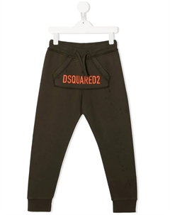 Спортивные брюки с логотипом, зеленый Dsquared2 kids