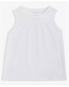 Детская вязаная майка для девочек, белый Epic threads
