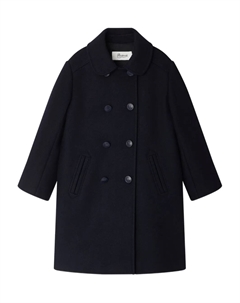 Двубортное пальто, синий Bonpoint