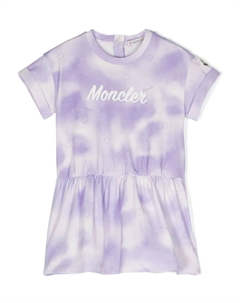Платье с логотипом, фиолетовый Moncler enfant