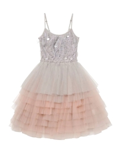 Платье из многоярусного тюля, серебяный Tutu du monde