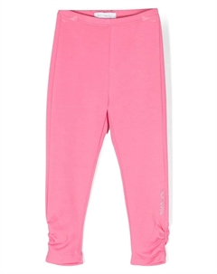 Леггинсы со сборками и кристаллами, розовый Monnalisa