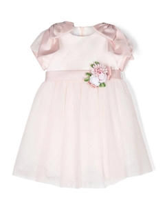 Платье с цветочной аппликацией, розовый Colorichiari