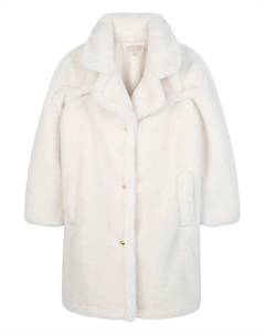 Шуба из искусственного меха, нейтральный Michael kors kids