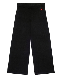 Широкие брюки с вышивкой, черный Max&co. kids