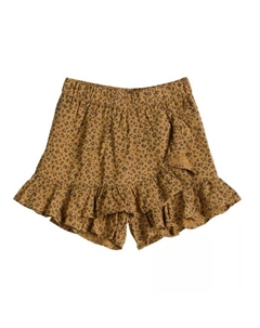 Детская юбка-шорты с рюшами для девочек, цвет brown cheetah toss Jumping beans