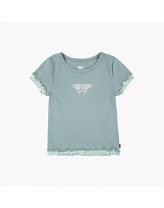 Двухслойный трикотажный топ для больших девочек S-XL, цвет Green Mile - Green Levi's®