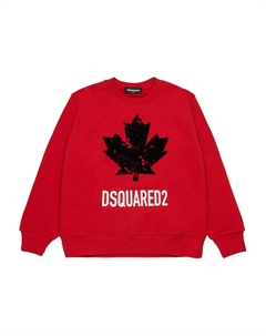 Толстовка из джерси, красный Dsquared2 kids