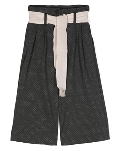 Брюки со складками, серый Monnalisa