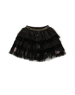 Пышная юбка с логотипом, черный Balmain kids