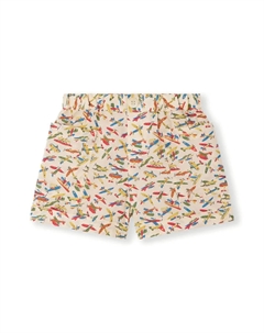 Шорты Nateo с графичным принтом, нейтральный Bonpoint