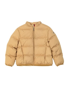 Стеганая куртка с нашивкой-логотипом Ora, нейтральный Moncler enfant