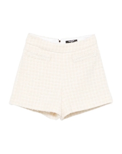 Твидовые шорты, нейтральный Balmain kids