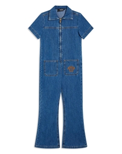 Джинсовый комбинезон, синий Versace kids