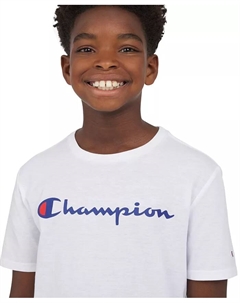 Футболка Big Boys Signature Logo, белый Champion