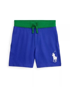 Шорты из хлопкового джерси Big Pony для малышей и мальчиков, синий Polo ralph lauren