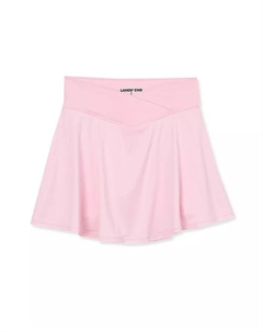 Юбка-шорты Active Crossover для девочек больших размеров, розовый Lands' end