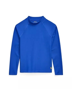 Детский рашгард с длинными рукавами реглан Big Boys Performance, синий Polo ralph lauren