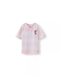 Футболка для девочек Little/Big License Milly Soccer, розовый Cotton:on