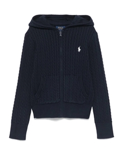 Худи фактурной вязки, синий Polo ralph lauren kids