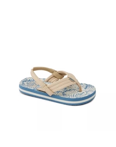 Детские сандалии Little Ahi без застежек, цвет bluetanpalm Reef