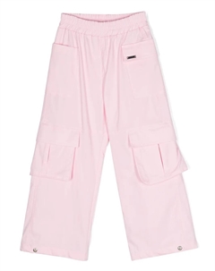 Прямые брюки карго, розовый Monnalisa