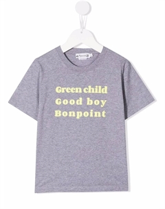 Футболка с надписью, серый Bonpoint