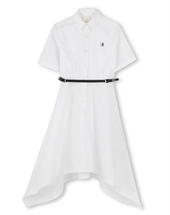 Платье с логотипом, белый Givenchy kids