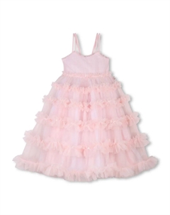 Платье с оборками, розовый Billieblush