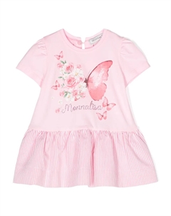 Платье со стразами, розовый Monnalisa