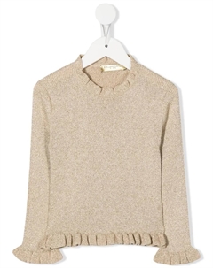 Джемпер с оборками, золотой Stella mccartney kids
