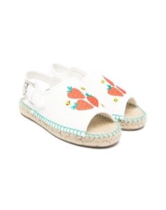 Эспадрильи с вышивкой, белый Stella mccartney