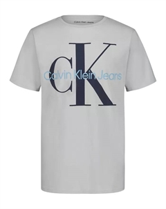 Футболка с коротким рукавом Big Boys Monologo, черный Calvin klein
