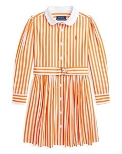 Платье в полоску, оранжевый Polo ralph lauren kids