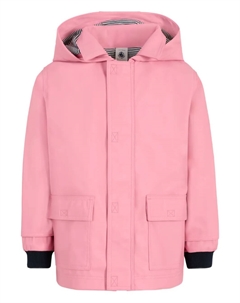Плащ с капюшоном, розовый Petit bateau