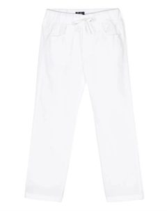 Поплиновые брюки прямого кроя, белый Il gufo