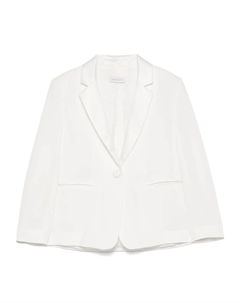 Креповый блейзер, белый Monnalisa