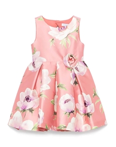 Платье с цветочным принтом, розовый Abel & lula