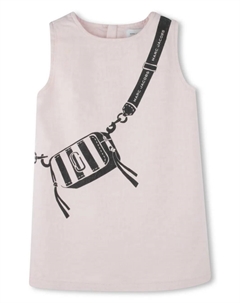 Платье Snapshot без рукавов, розовый Marc jacobs kids