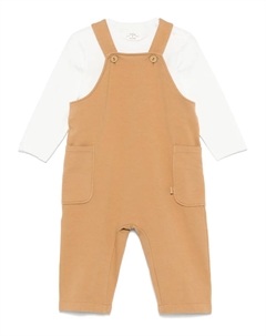 Комплект из топа и комбинезона, белый Teddy & minou