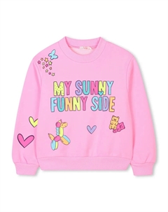 Толстовка с графичным принтом, розовый Billieblush