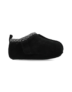 Замшевые сапоги с вязаной отделкой Kids, черный Ugg