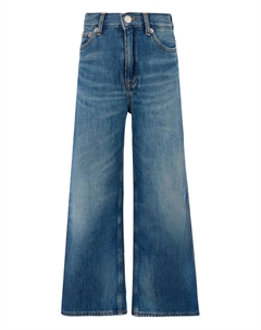 Джинсы с вышитым логотипом, синий Tommy hilfiger junior