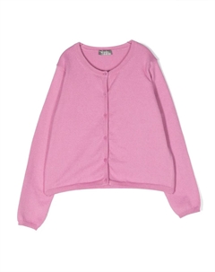 Кардиган с длинными рукавами, розовый Il gufo