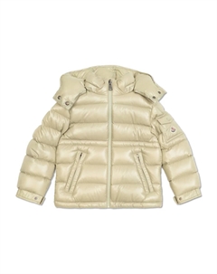 Стеганая куртка с капюшоном, нейтральный Moncler enfant