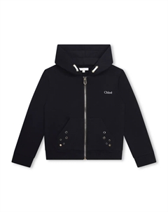 Худи с люверсами, синий Chloé kids