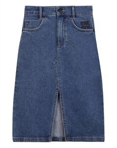 Джинсовая юбка-карандаш, синий Dkny kids
