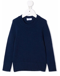 Свитер с круглым вырезом, синий Siola