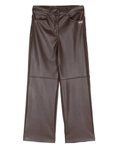 Прямые брюки, коричневый Monnalisa