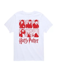 Футболка с принтом для мальчиков, белый Harry potter